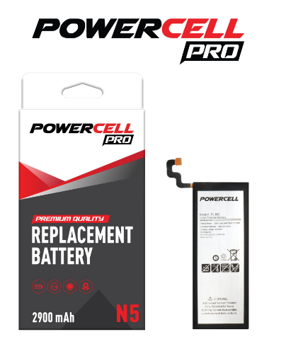 Picture of POWERCELL PRO Replacement Battery for Galaxy Note 5