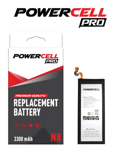 Picture of POWERCELL PRO Replacement Battery for Galaxy Note 8