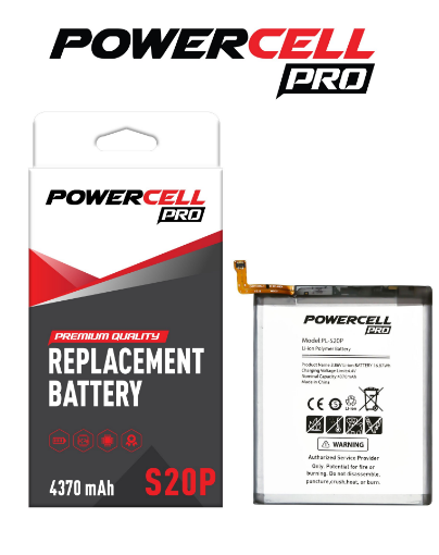 Picture of POWERCELL PRO Replacement Battery for Galaxy S20 Plus / S20 FE / A52 (A525) / A52 (A526) / A52S (A528)