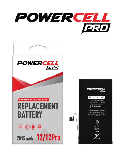 Picture of POWERCELL PRO Replacement Battery for iPhone 12 Pro / 12 (2815 mAH)