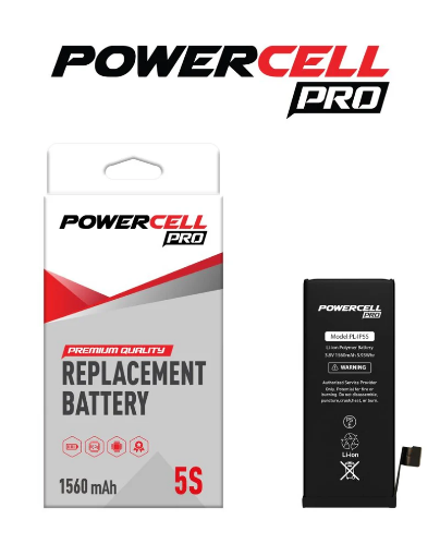 Picture of POWERCELL PRO Replacement Battery for iPhone 5S / 5C (1560 mAH)