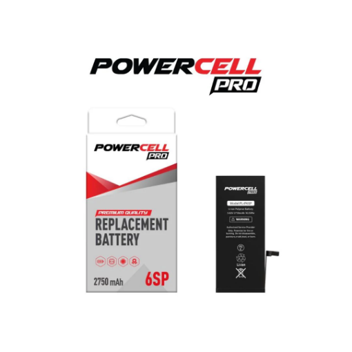 Picture of POWERCELL PRO Replacement Battery for iPhone 6s Plus Battery (2750 mAH)