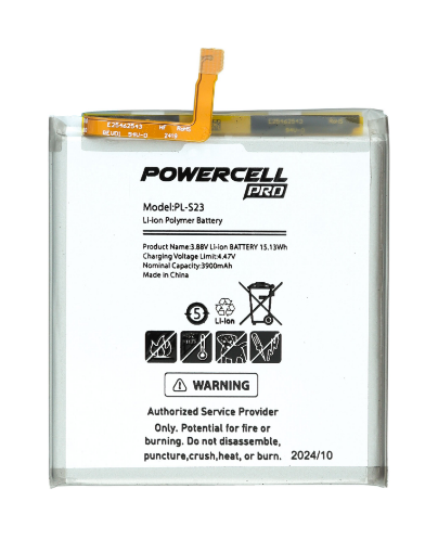 Picture of POWERCELL PRO Battery Replacement for Galaxy S23 (3900 mAh)
