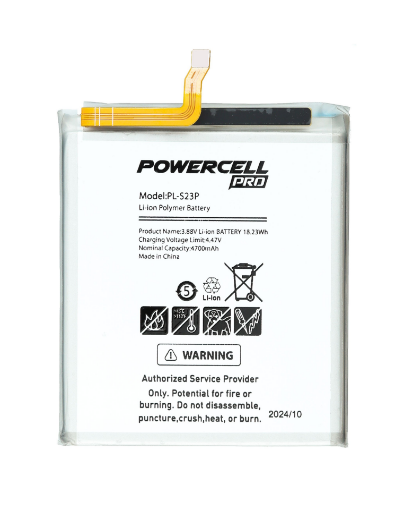 Picture of POWERCELL PRO Battery Replacement for Galaxy S23 Plus (4700 mAh)