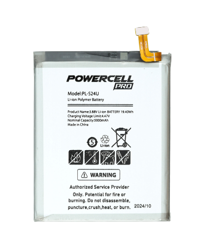 Picture of POWERCELL PRO Battery Replacement for Galaxy S24 Ultra (5000 mAh)
