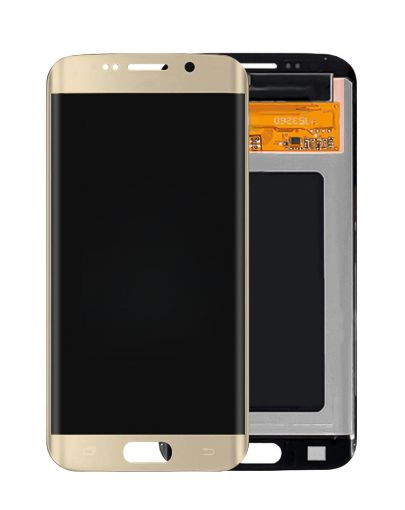 Picture of OLED Assembly without Frame for Galaxy S6 Edge (G925) (GOLD) (Premium)