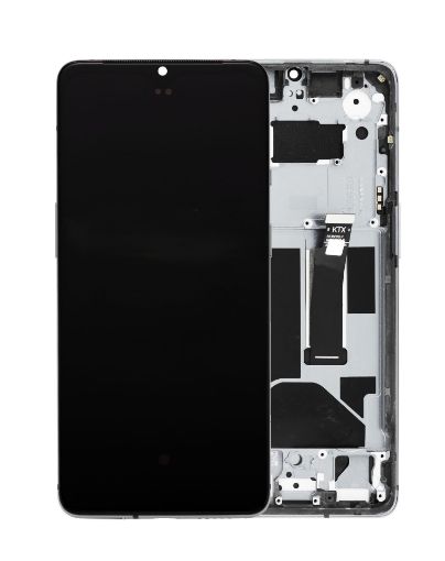 Picture of OLED Assembly with Frame for OnePlus 7T (FROSTED SILVER) (Aftermarket OLED)