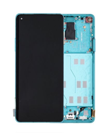 Picture of OLED Assembly with Frame for OnePlus 8 5G (GLACIAL GREEN) (Premium)