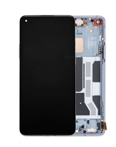 Picture of OLED Assembly with Frame for OnePlus 8T (SILVER) (Premium)