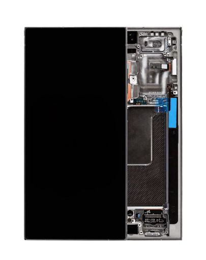 Picture of OLED Assembly with Frame for S24 Ultra (S928) (TITANIUM BLACK) (Premium)