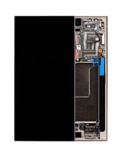 Picture of OLED Assembly with Frame for S24 Ultra (S928) (TITANIUM GRAY) (Premium)
