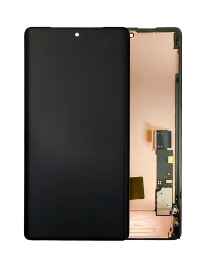 Picture of OLED Assembly with Frame for Google Pixel 7 Pro (Without Fingerprint Sensor) (Aftermarket OLED)