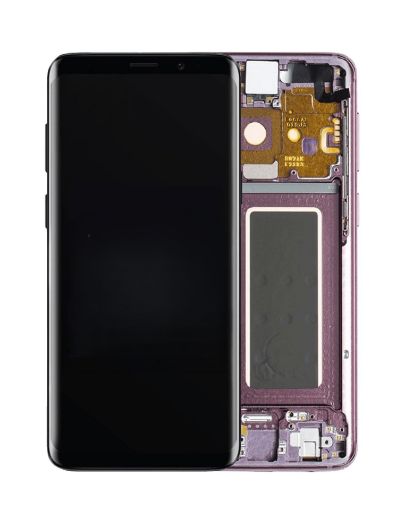 Picture of OLED Assembly with Frame for Galaxy S9 G960 (LILAC PURPLE) (Service Pack)