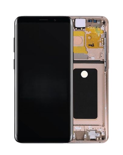 Picture of OLED Assembly with Frame for Galaxy S9 G960 (Sunrise Gold) (Service Pack)