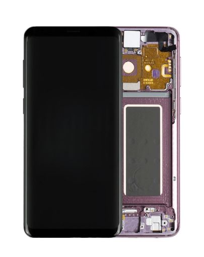Picture of OLED Assembly with Frame for Galaxy S9 Plus G965 (LILAC PURPLE) (Premium)