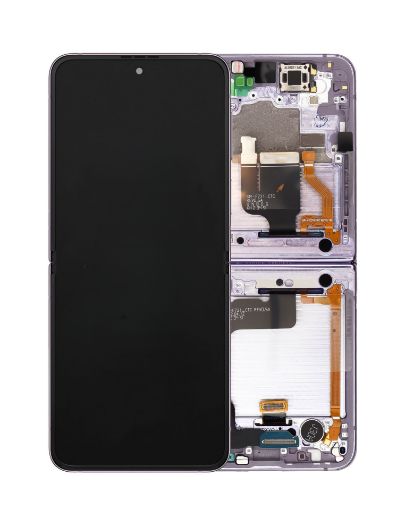 Picture of OLED Assembly with Frame for Galaxy Z Flip 4 F721 (VIOLET) (US and International) (Service Pack)