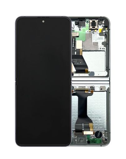 Picture of OLED Assembly with Frame for Galaxy Z Flip 5 F731 (GRAPHITE) (US and International) (Service Pack)