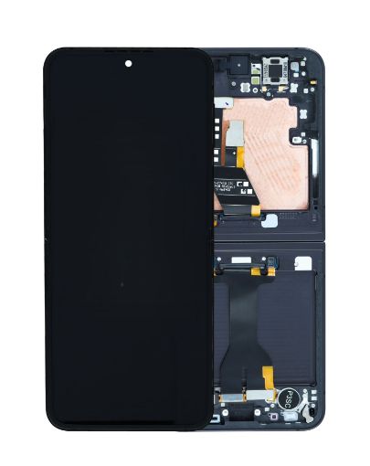 Picture of OLED Assembly with Frame for Galaxy Z Flip 6 F741 (BLACK) (US & International) (Service Pack)
