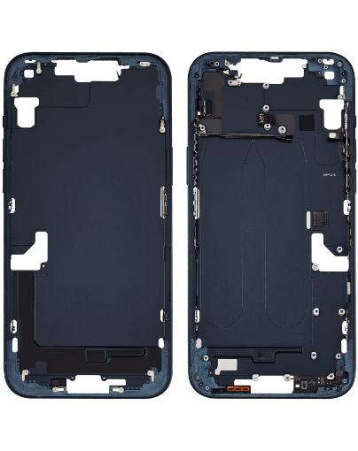 Picture of Middle Frame w/Parts for iPhone 14 Plus (BLACK) (International Version) (OEM Pull B Grade)