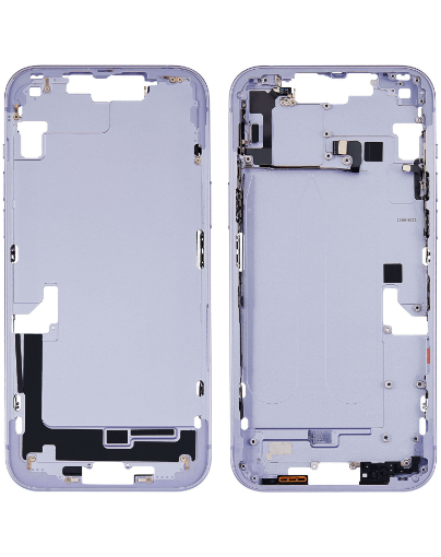 Picture of Middle Frame w/Parts for iPhone 14 Plus (PURPLE) (International Version) (OEM Pull B Grade)