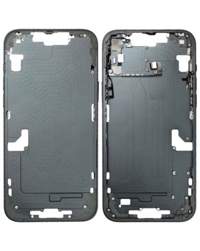 Picture of Middle Frame with Small Parts for iPhone 14 (BLACK) (US Version)