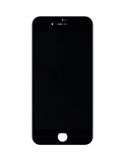 Picture of LCD Assembly with Steel Plate for iPhone 8 Plus (Black) (Aftermarket Incell / QV7)