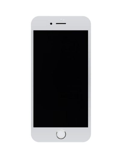 Picture of LCD Assembly with Steel Plate for iPhone 8 Plus (White) (Aftermarket Incell / QV7)