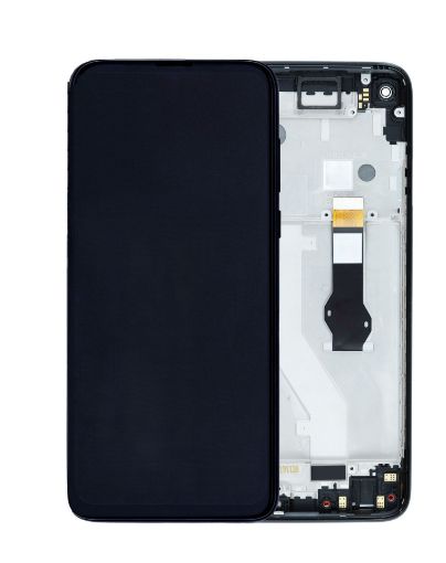 Picture of LCD Assembly with Frame for Motorola Moto G8 Power (XT2041-1 / XT2041-3) (BLACK) (Service Pack)