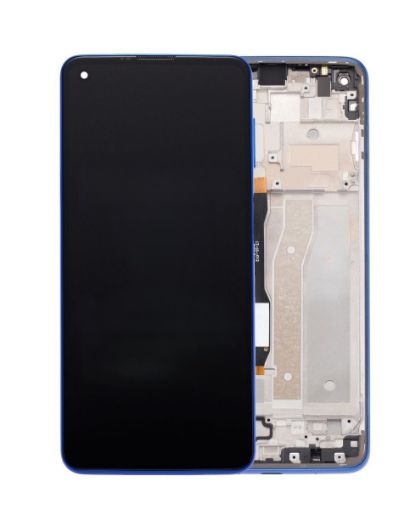 Picture of LCD Assembly with Frame for Motorola Moto G Power (XT2117 / 2021) (BLUE) (Premium)