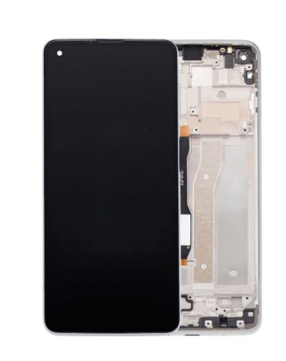 Picture of LCD Assembly with Frame for Motorola Moto G Power (XT2117 / 2021) (SILVER) (Premium)