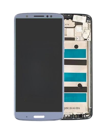 Picture of LCD Assembly with Frame for Motorola Moto G6 Plus (XT1926) (BLUE)