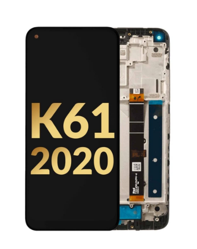 Picture of LCD Assembly with Frame for LG K61 (2020) (BLACK)