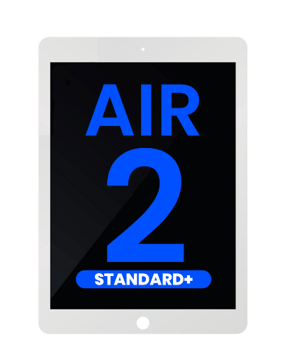 Picture of Standard+ iPad Air 2 LCD Assembly (WHITE) (Sleep / Wake Sensor Flex Pre-Installed)