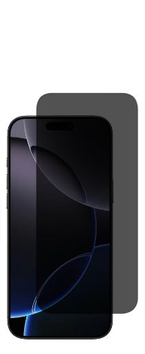 Picture of iPhone 16 Pro Max Privacy Tempered Glass (2.5D / 1 Piece)