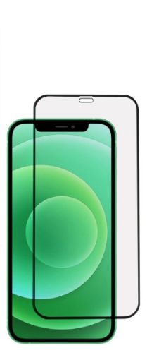 Picture of Anti-Scratch Edge to Edge Black Rim Coverage for iPhone 12 Mini (2.5D / 1 Piece)