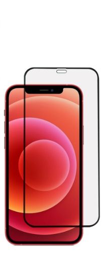 Picture of Anti-Scratch Edge to Edge Black Rim Coverage for iPhone 12 Pro Max (2.5D / 1 Piece)
