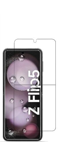 Picture of Clear Tempered Glass for Galaxy Z Flip 5 (2.5D / 2 Piece Set)