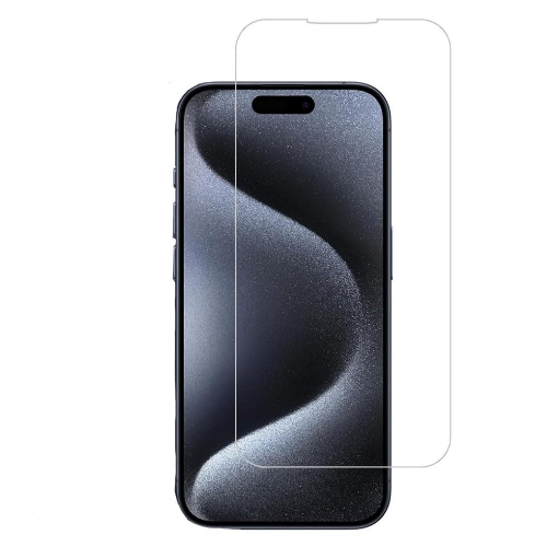 Picture of Clear Tempered Glass for iPhone 15 / 15 Pro (2.5D / 10 Pcs)