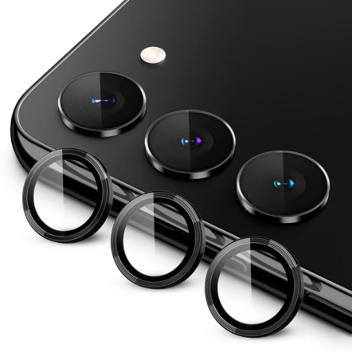 Picture of Metal Ring with HD Tempered Glass for Galaxy S23 / S23 Plus (BLACK)