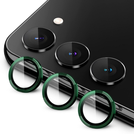 Picture of Metal Ring with HD Tempered Glass for Galaxy S23 / S23 Plus (GREEN)