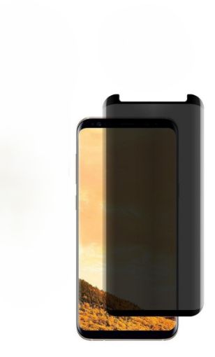 Picture of Privacy Tempered Glass for Galaxy S8 Plus (Case Friendly / 3D Curved / Anti-Spy / 1 Piece)