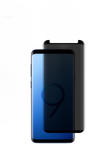 Picture of Privacy Tempered Glass for Galaxy S9 (Case Friendly / 3D Curved / Anti-Spy / 1 Piece)