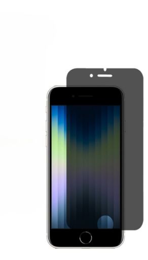 Picture of Privacy Tempered Glass for iPhone SE (2020 / 2022) / 8 / 7 (2.5D / 1 Piece)