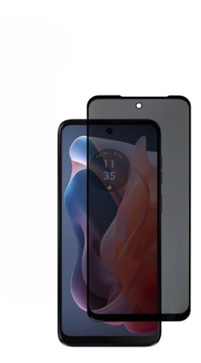 Picture of Privacy Tempered Glass for Moto G Play (XT2413-2 / 2024) (2.5D / 1 Piece)