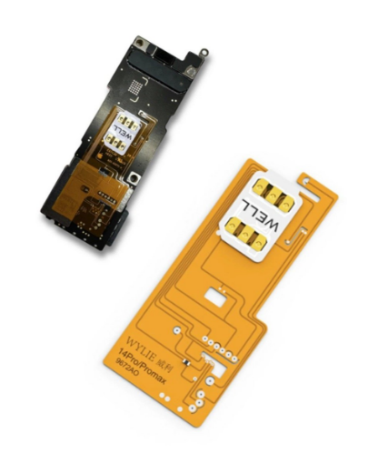 Picture of Wylie Built-in Hidden Card Sticker for iPhone 14 Pro / 14Pro Max
