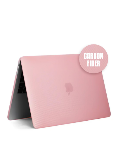 Picture of Carbon Fiber Protective Case (PINK) for Macbook Pro 13.3 (A1706 / A1708 / A1989 / A2159 / A2289 / A2251 / A2338)