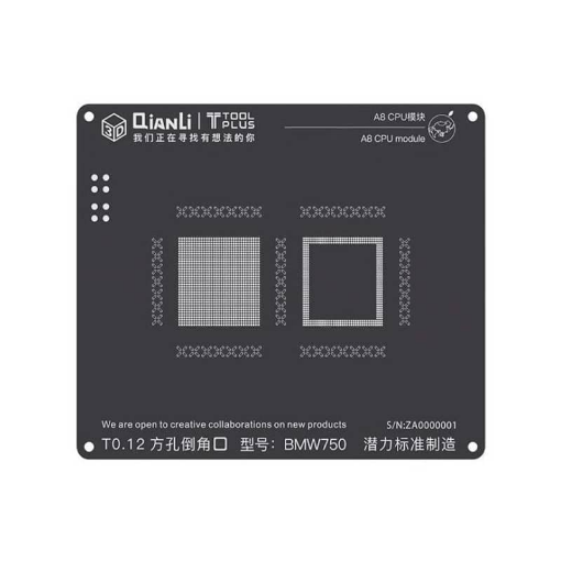 Picture of QianLi 3D Black Stencil CPU for iPhone 6 / 6P (A8)