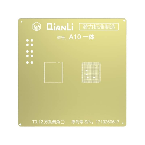 Picture of QianLi 3D Golden Stencil CPU for iPhone 7 / 7P (A10)
