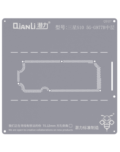 Picture of QianLi Bumblebee QS127 Middle Layer Stencil for Galaxy S10 5G (International)
