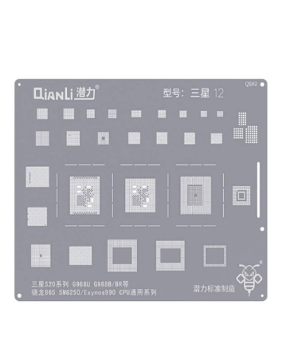 Picture of QianLi Bumblebee QS82 Stencil CPU for Galaxy S20 / S20 FE / S20 Plus / S20 Ultra